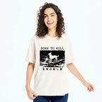 Kyoto-Lion Chihuahuas Are Natural Killers Washed T-Shirt
