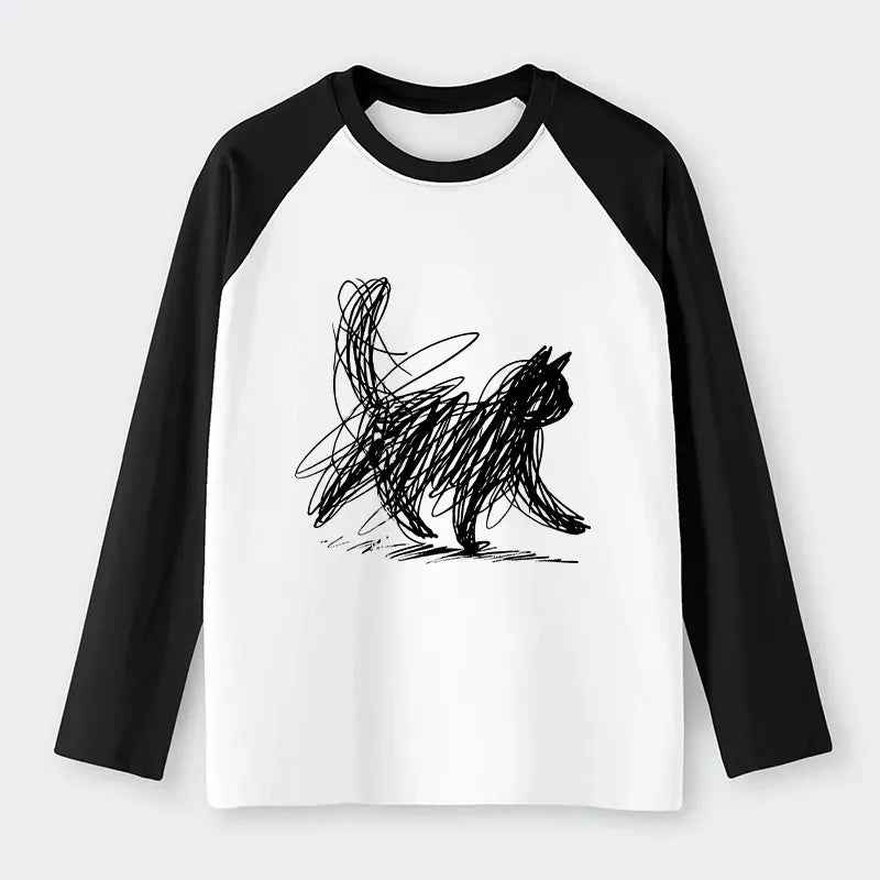 Japanese Ukiyo-e Cat Streetwear Top