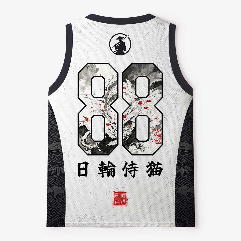Samurai Cat Mesh Tank for Festival