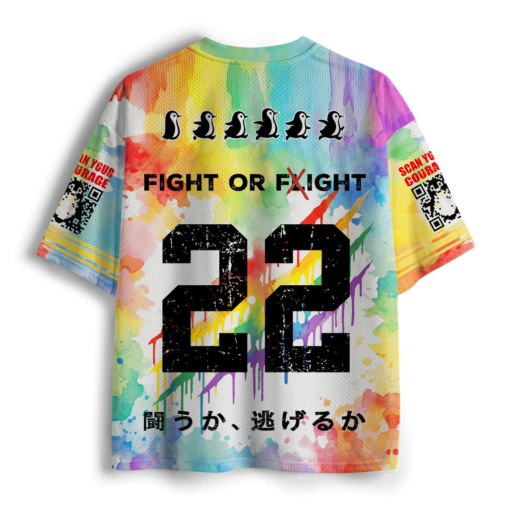 kyoto lion fight or flight mesh jersey