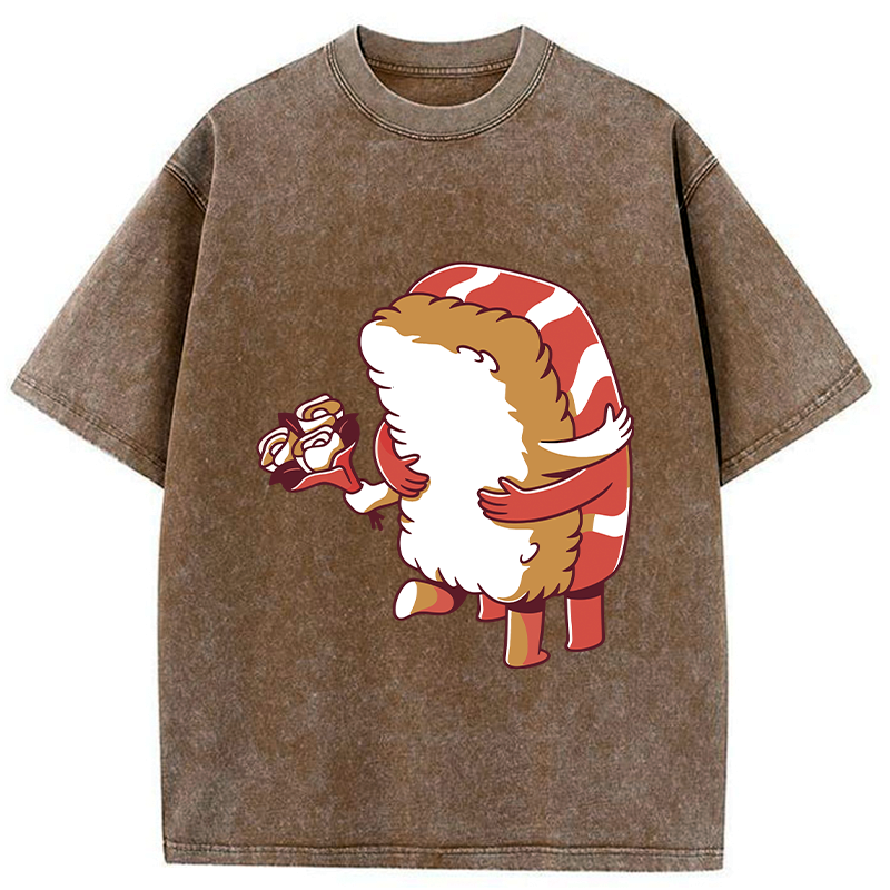 Kyoto lion sushi love t-shirt streetwear style