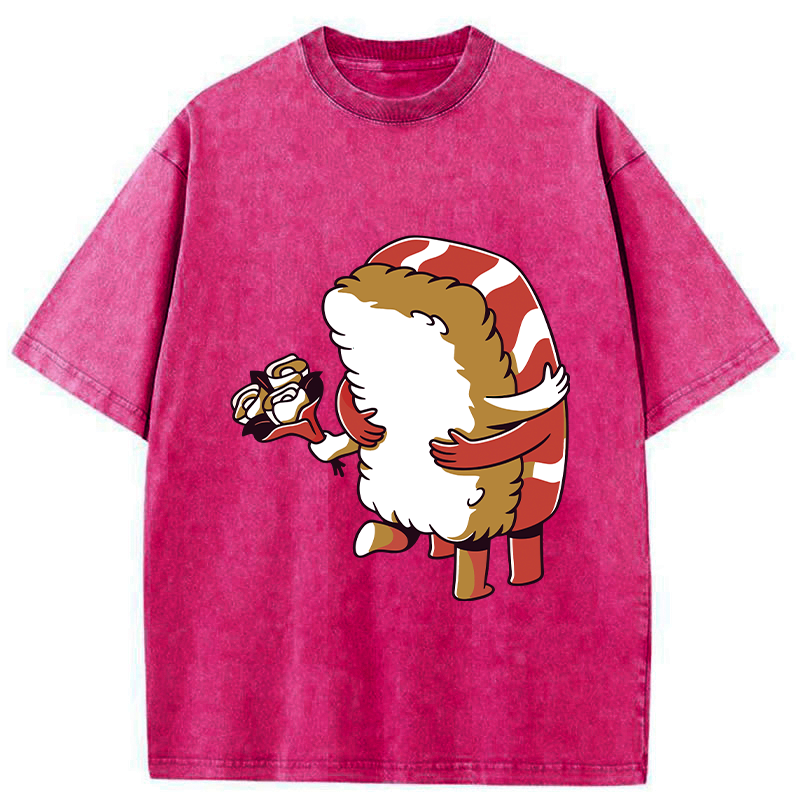 Kyoto lion sushi love t-shirt streetwear style