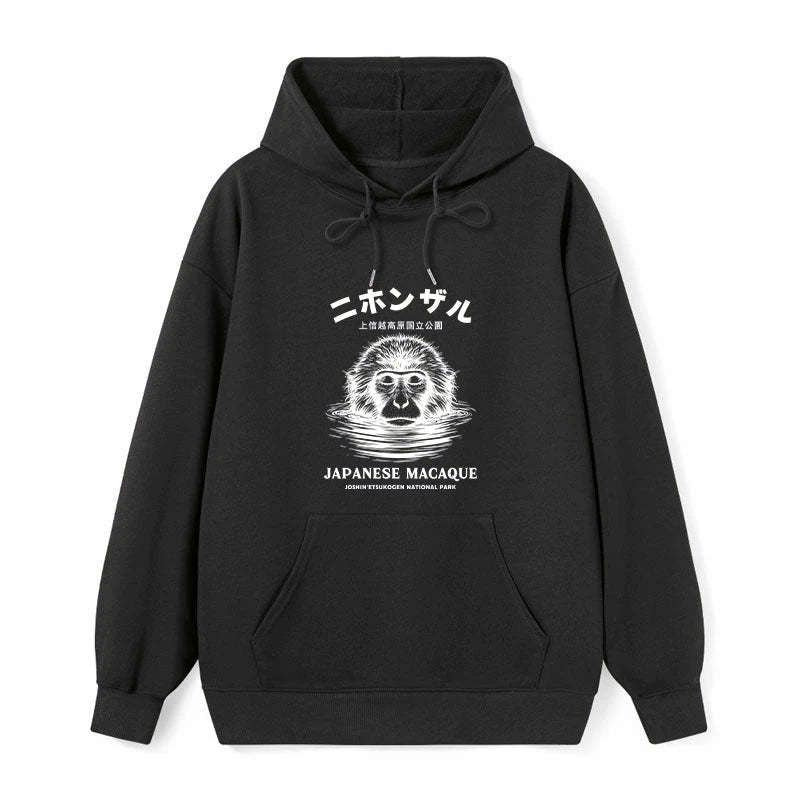 japanese classic monkey bath hoodie