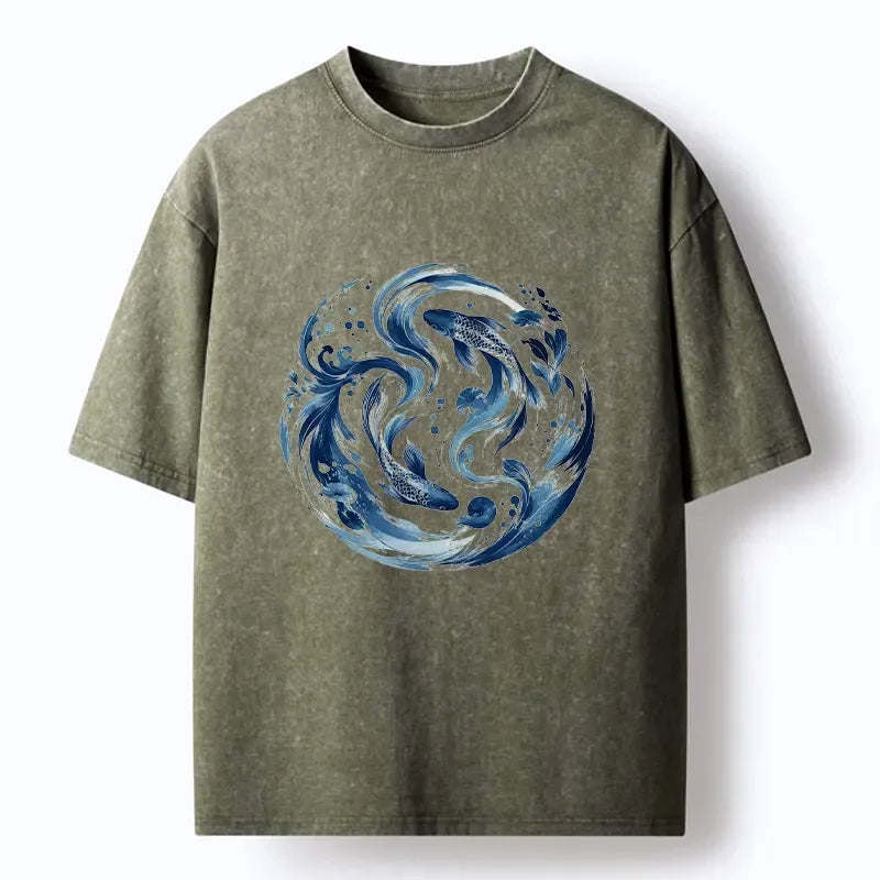 Japanese Yin Yang Fish T-Shirt