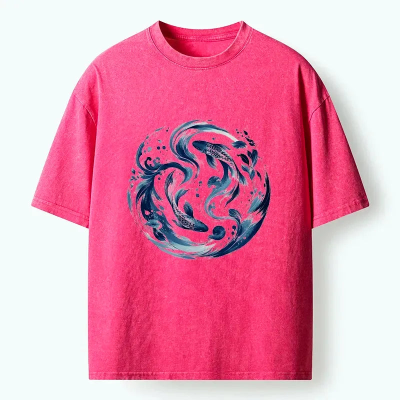 Japanese Yin Yang Fish T-Shirt
