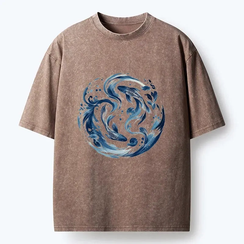 Japanese Yin Yang Fish T-Shirt