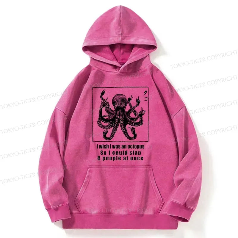 Comfortable Japanese Octopus Hoodie for Men