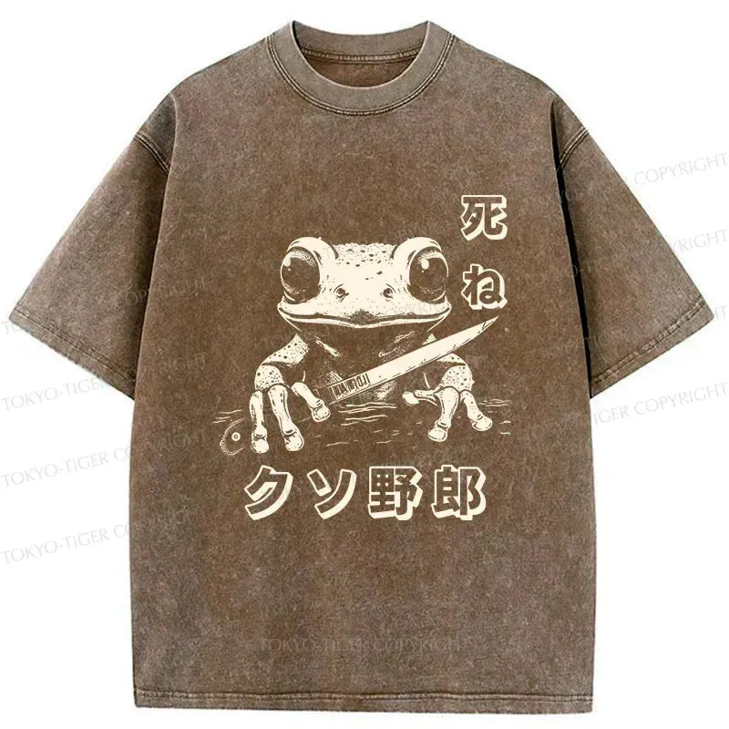 Japanese frog t-shirt for daily wear