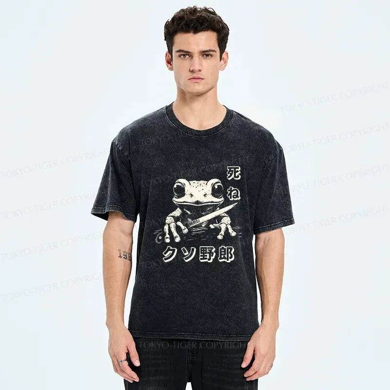 washed unisex cotton t-shirt for summer