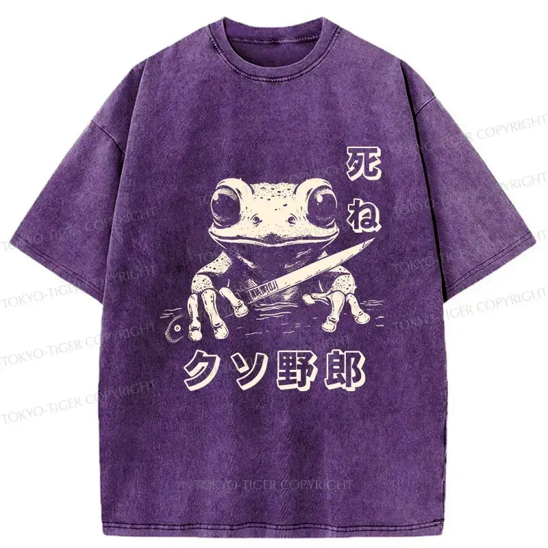 Japanese frog t-shirt for daily wear