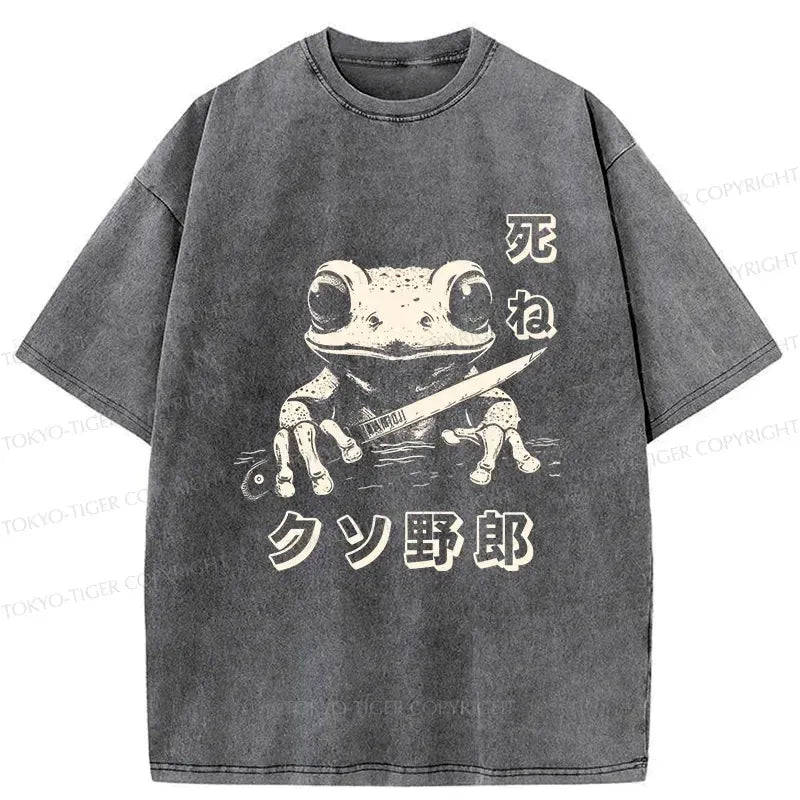 Japanese frog t-shirt for daily wear