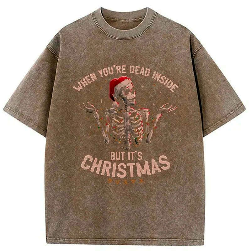 Japanese Skeleton Christmas T-Shirt