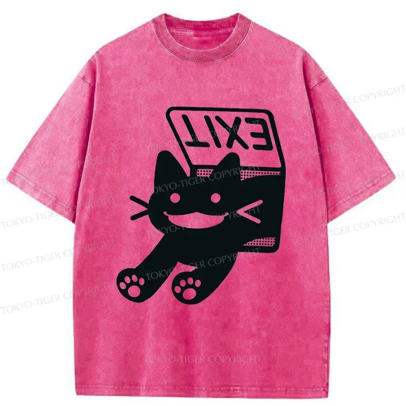 Japanese cat t-shirt for daily wear