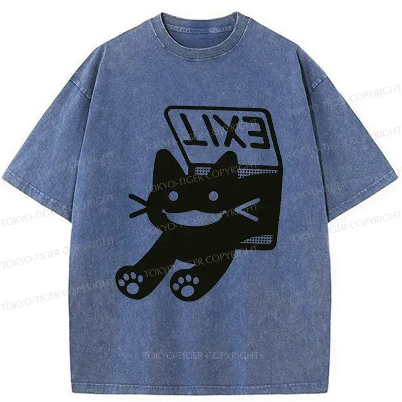 Japanese cat t-shirt for daily wear