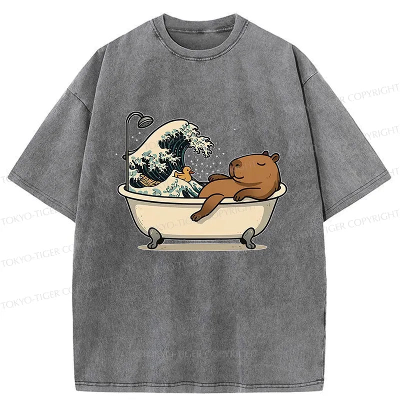 Washed Unisex T-Shirt for Daily Wear