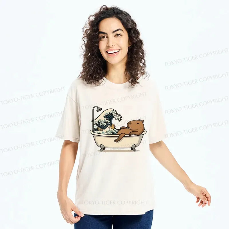 Japanese Vintage Capybara Tee Gift Idea