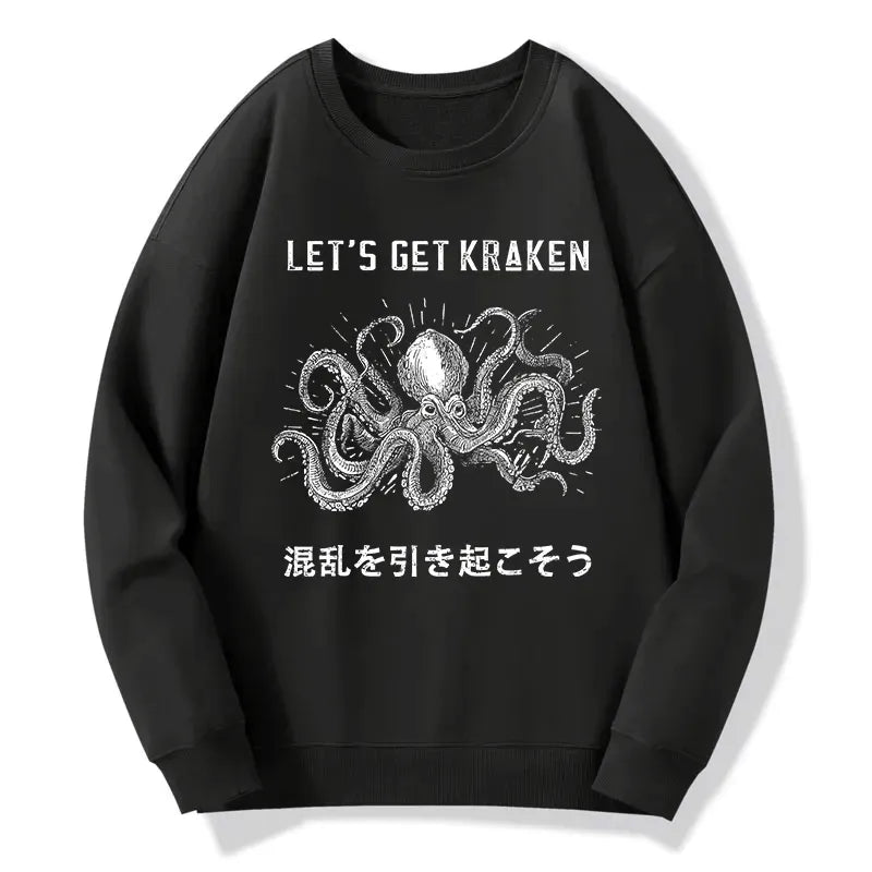 japanese culture octopus sweatshirt gift idea