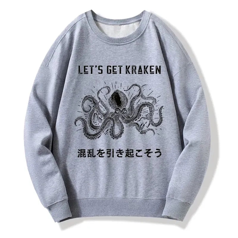japanese culture octopus sweatshirt gift idea