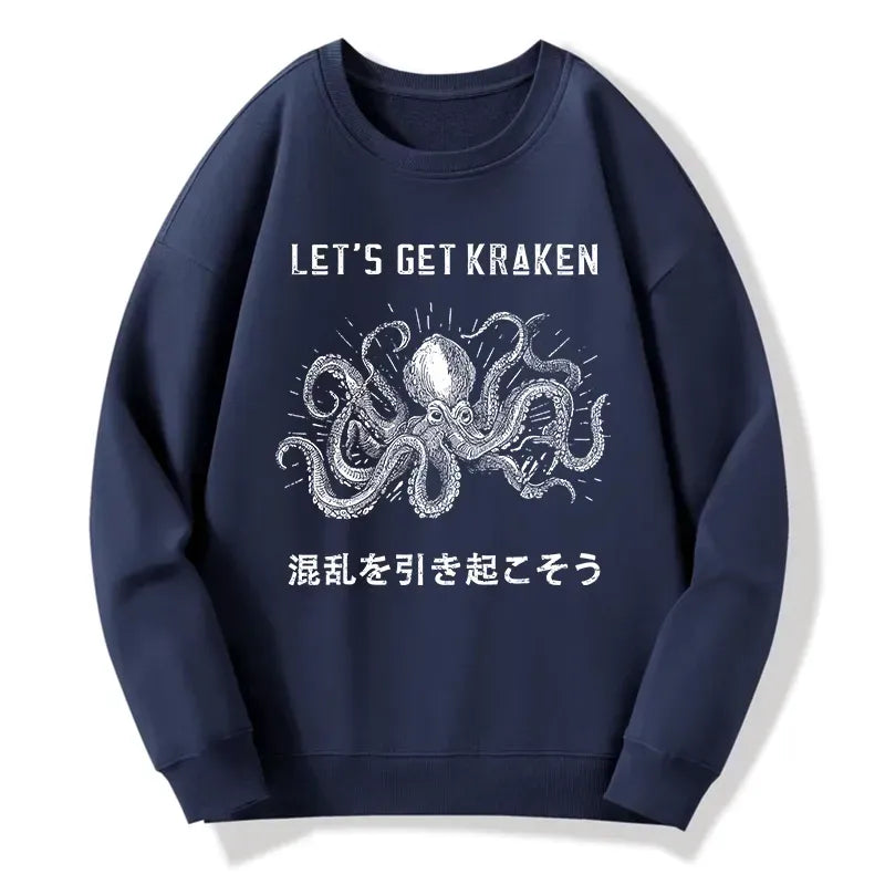 japanese culture octopus sweatshirt gift idea