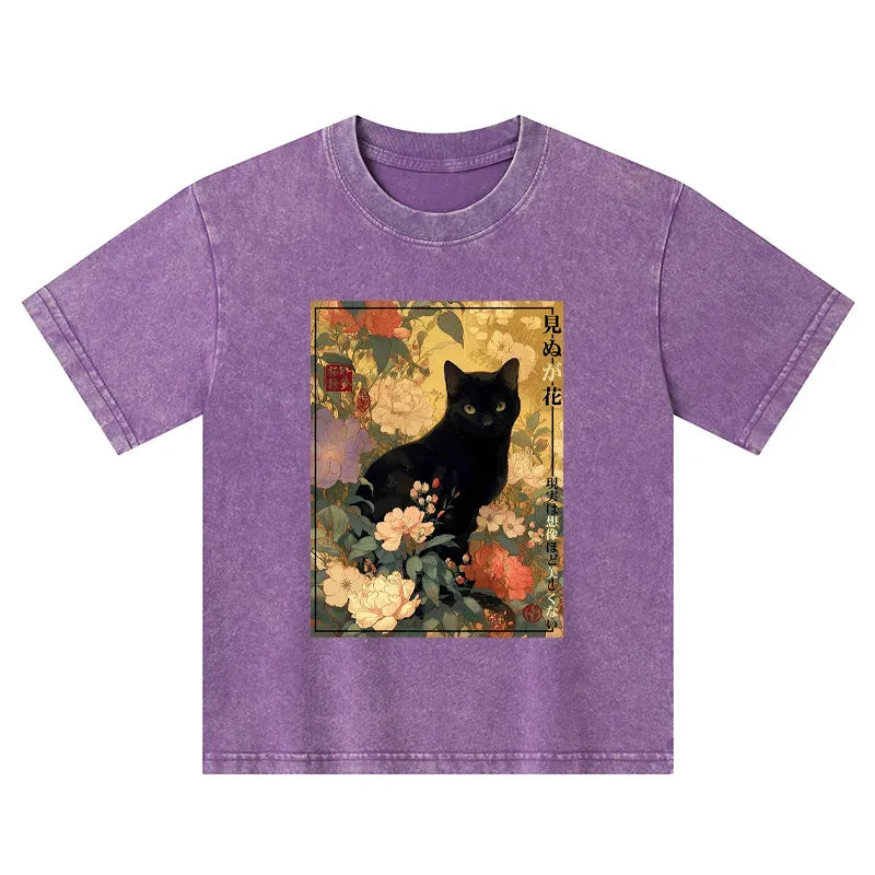 kids japanese washed t-shirt
