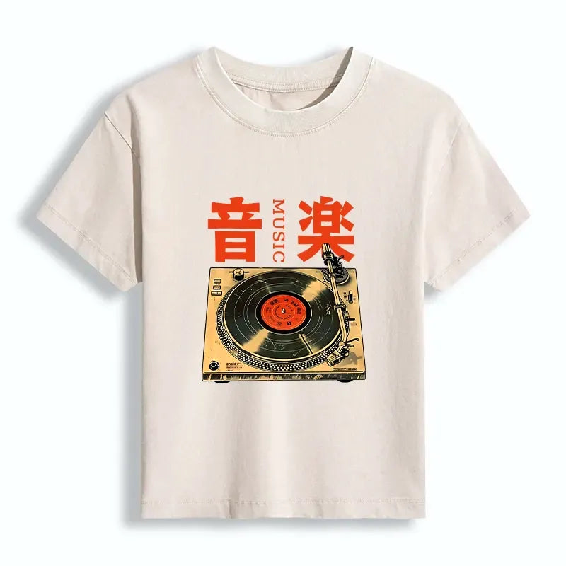 Retro Music Player T-shirt for Women