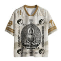 Zen Buddha Mesh Jersey for Daily Wear