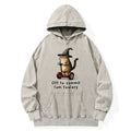 Orange cat segway hoodie unique gift idea