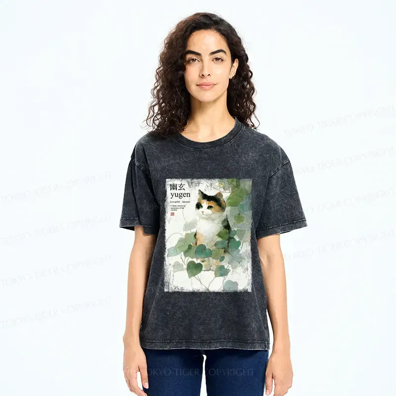 vintage Japanese cat t-shirt best seller