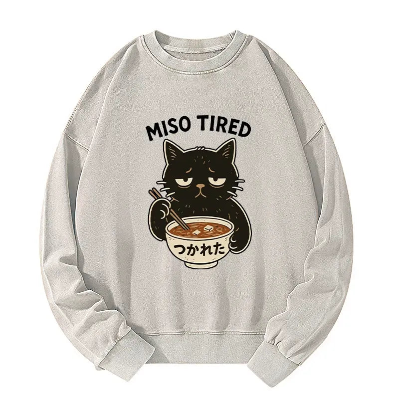 Kyoto-Lion I¡¯m So Tired Washed Sweatshirt
