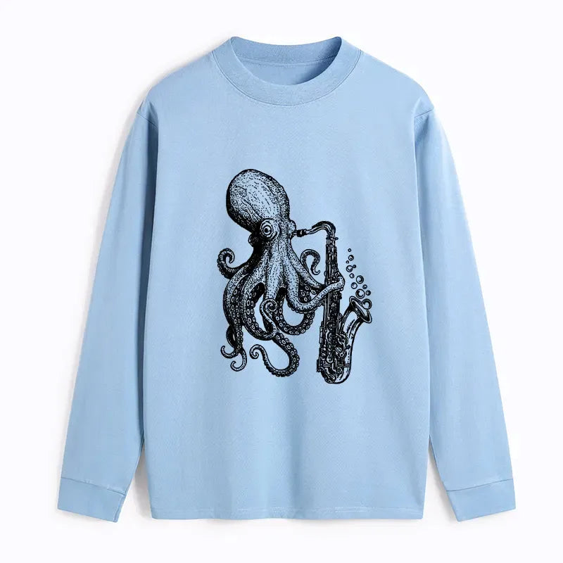 Trending Japanese Ukiyo-e Octopus Shirt for Street Style