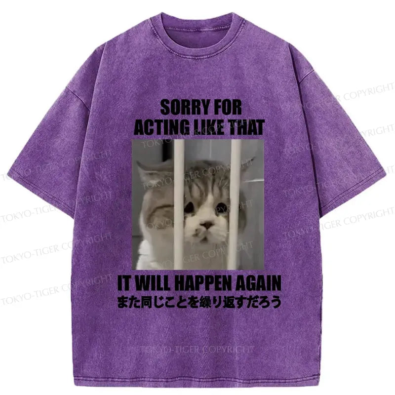 Kyoto-Lion It Will Happen Again Washed T-Shirt