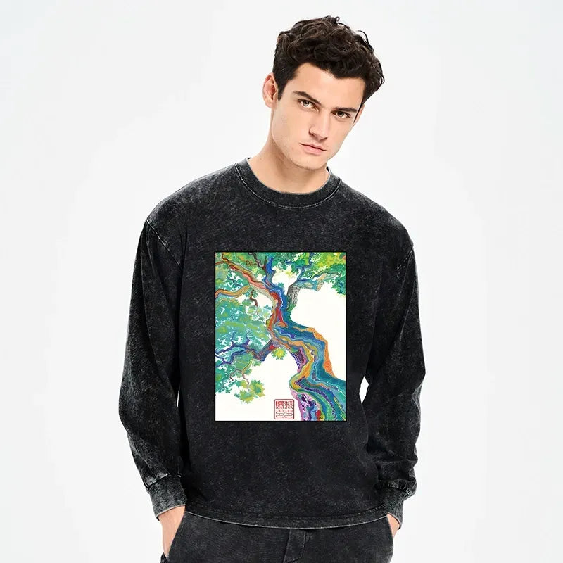 Kyoto Lion Magic Tree Trendy Shirt