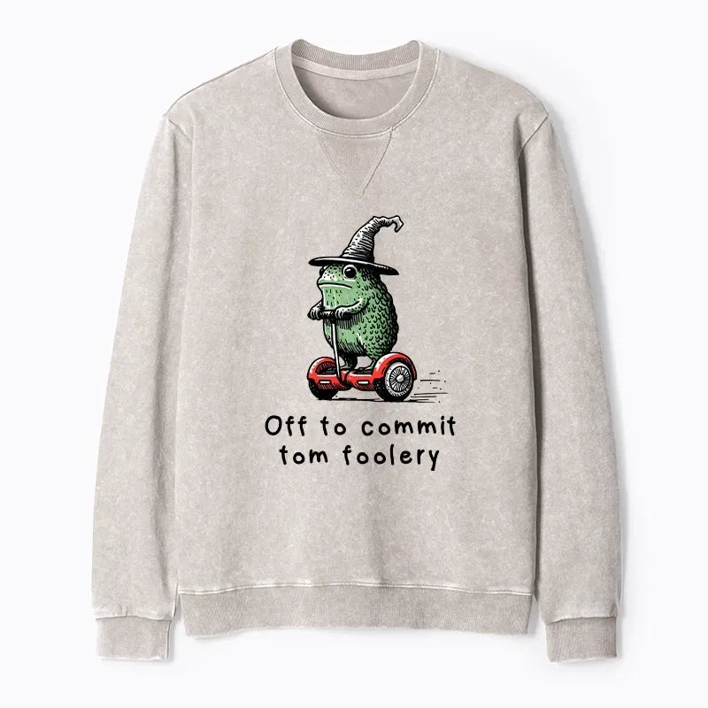 Japanese Frog Sweatshirt for Daily Wear