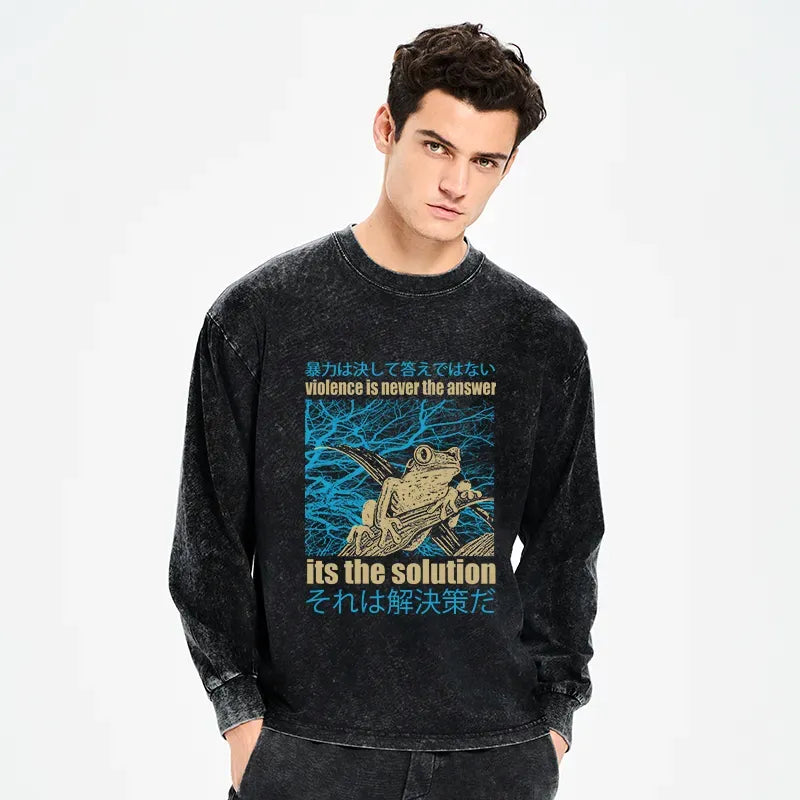 best seller unisex cotton long sleeve tee