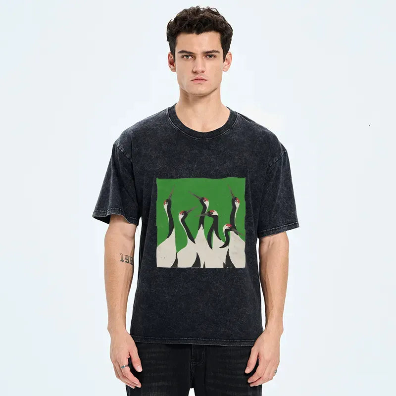 Japanese Vintage Washed T-Shirt Gift Idea