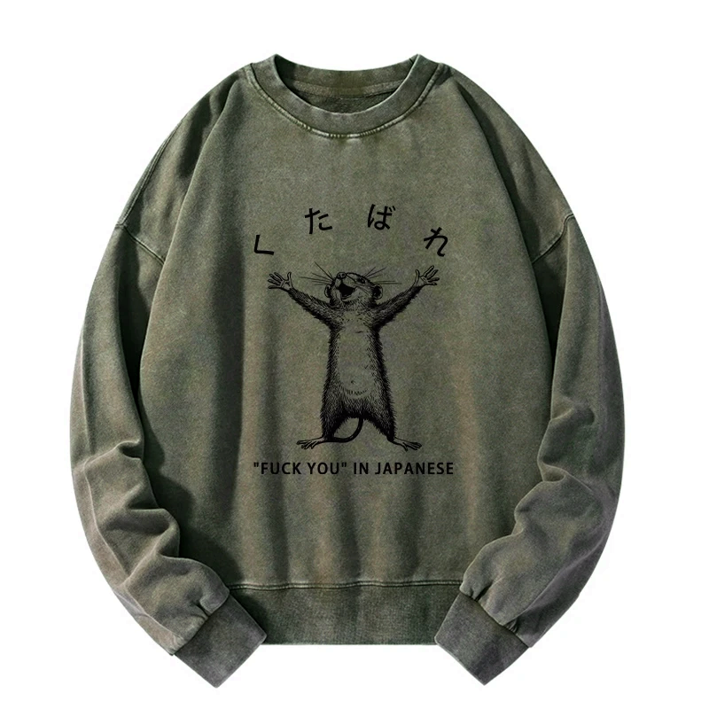 kyoto lion happy mouse sweatshirt gift idea