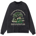 Funny Ukiyoe Tiger Samurai Long Sleeve T-Shirt