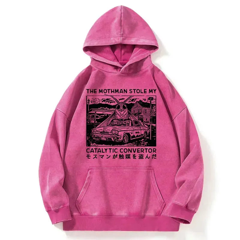 Japanese Washed Hoodie for Streetwear