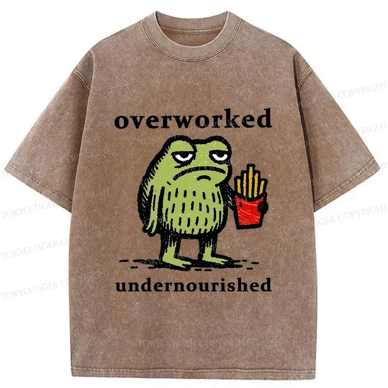 Kyoto-Lion Decadent And Tired Frog Japan Washed T-Shirt