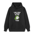 funny frog flipping the bird hoodie for men