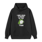funny frog flipping the bird hoodie for men