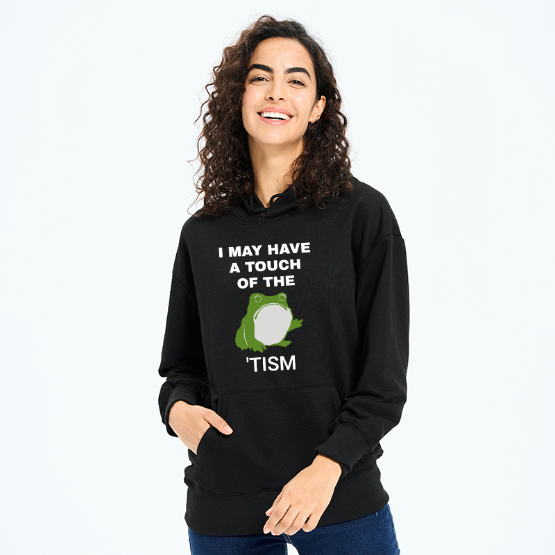 funny frog flipping the bird hoodie for men