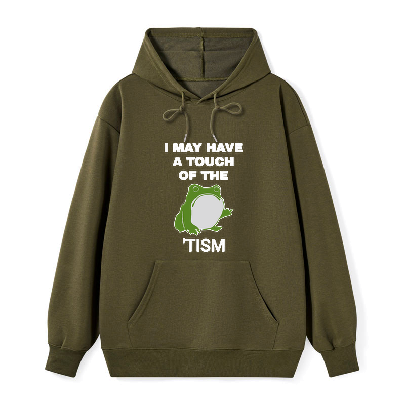 funny frog flipping the bird hoodie for men