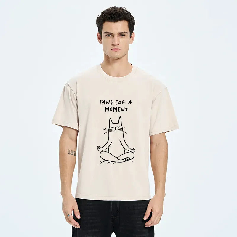 Comfortable Japanese Cat T-Shirt for Summer