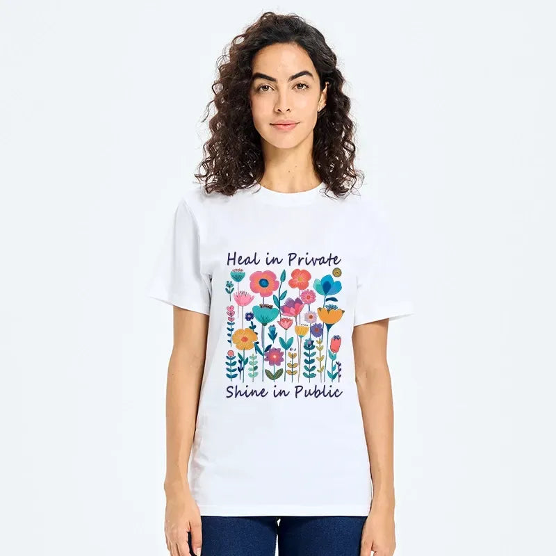 Kyoto-Lion Wildflower Growth:The 'Heal & Shine'Aesthetic Classic T-Shirt
