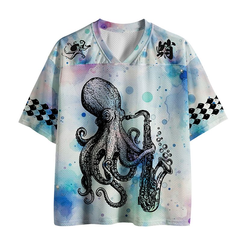 Japanese Vintage Mesh Jersey for Beach