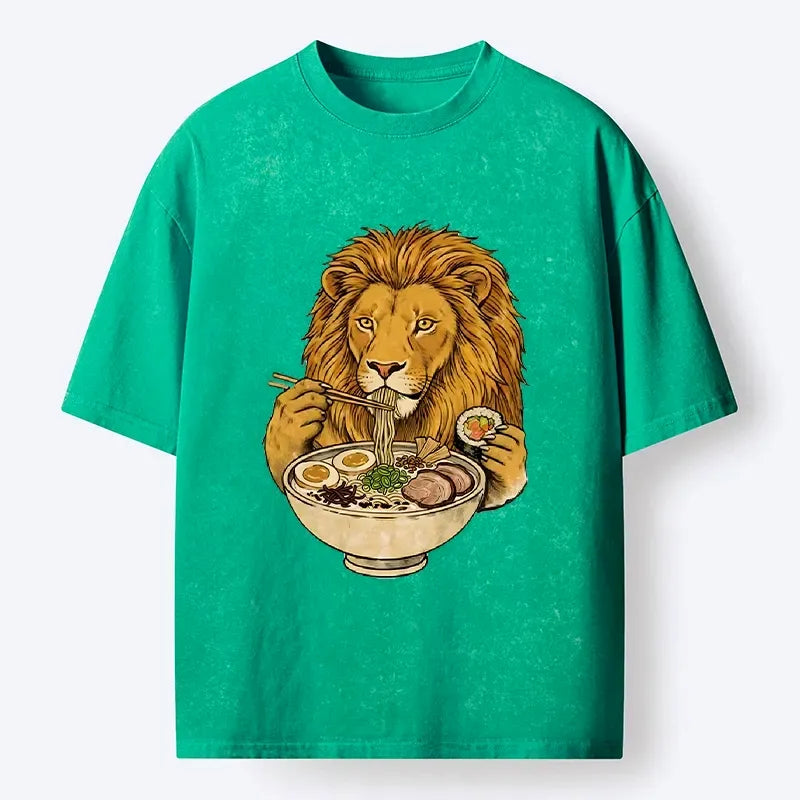 Unisex cotton T-shirt with Ukiyo-e art