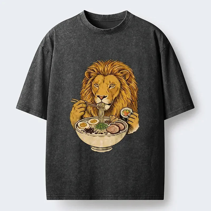 Unisex cotton T-shirt with Ukiyo-e art