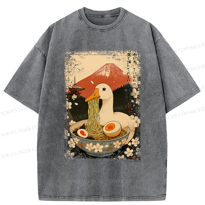 Unisex Cotton T-Shirt with Japanese Art Print