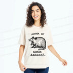 Kyoto-Lion Screaming Possum Washed T-Shirt